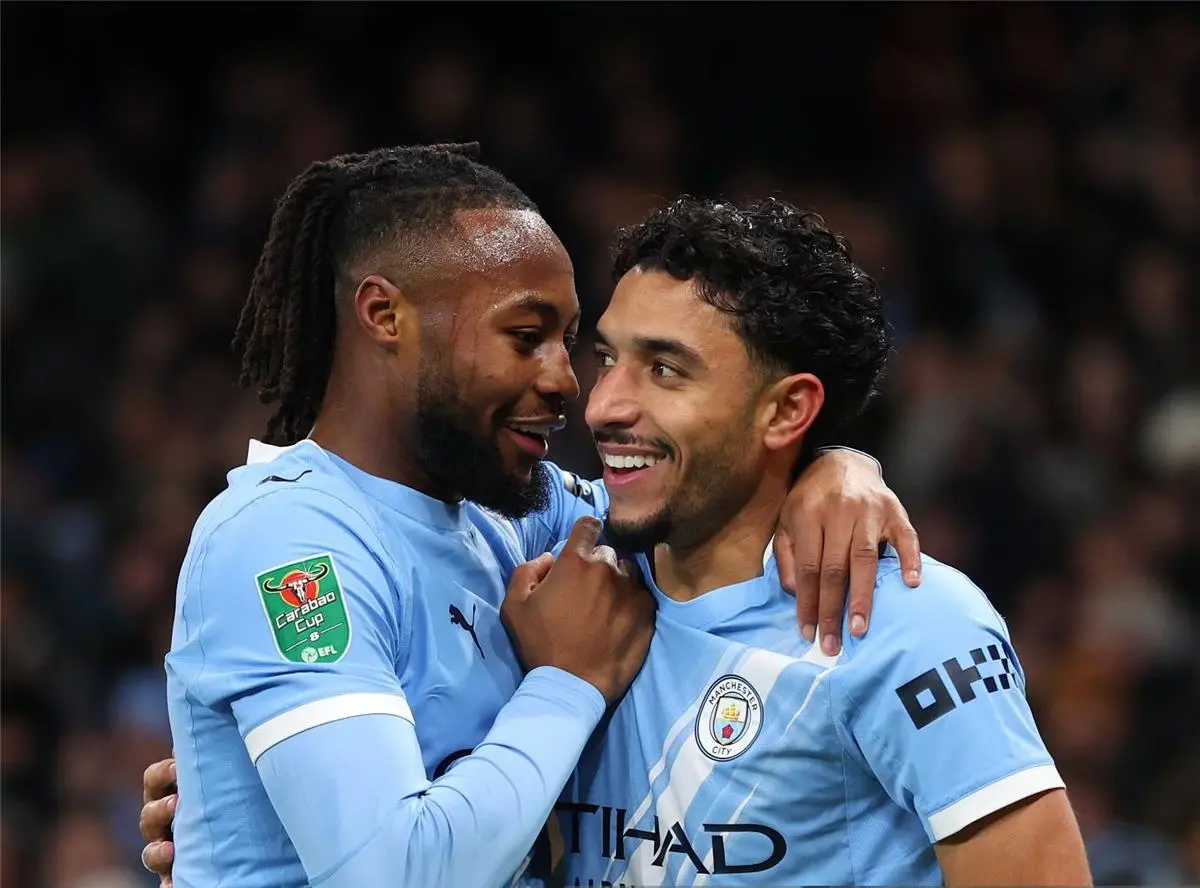 الثنائية.. عمر مرموش يسجل هدف مانشستر سيتي الثاني أمام نيوكاسل يونايتد