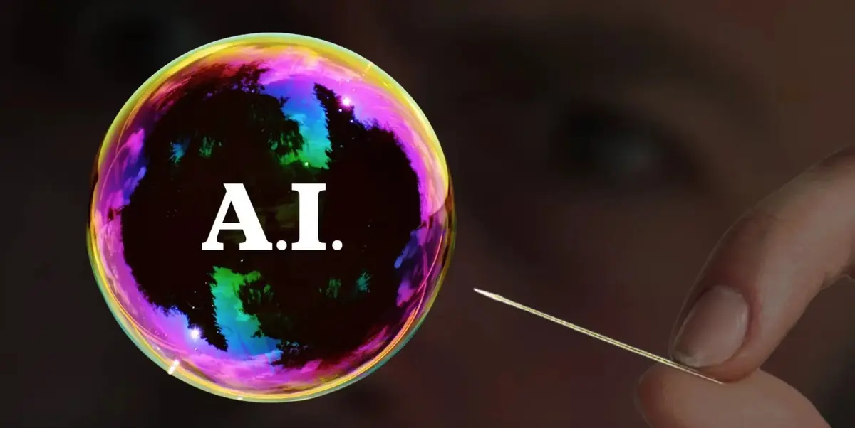 هاشتاق عربي - فقاعة الذكاء الاصطناعي تقترب من نقطة الانفجار