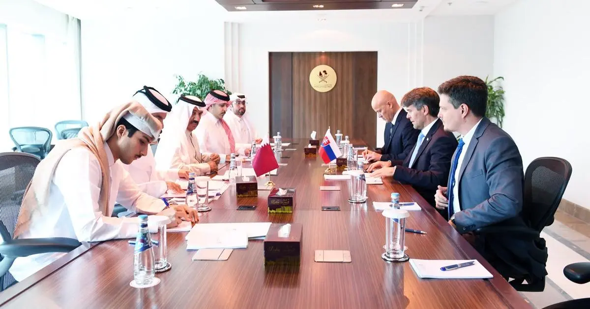 عقد جلسة مشاورات سياسية بين قطر وسلوفاكيا في الدوحة