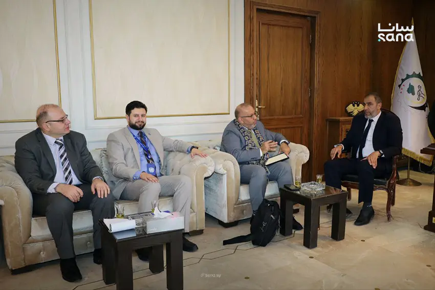 اتحاد العمال في سوريا ومنظمة العمل الدولية يبحثان تعزيز التعاون المشترك