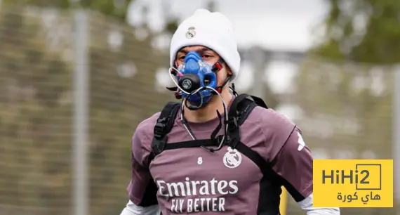 بعد تدريبات الأقنعة في الريال .. لاعبان يحصلان على العلامة الكاملة