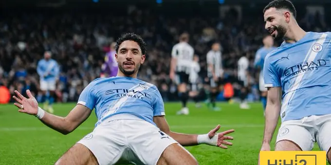 مانشستر سيتي يقسو على نيوكاسل في الشوط الاول