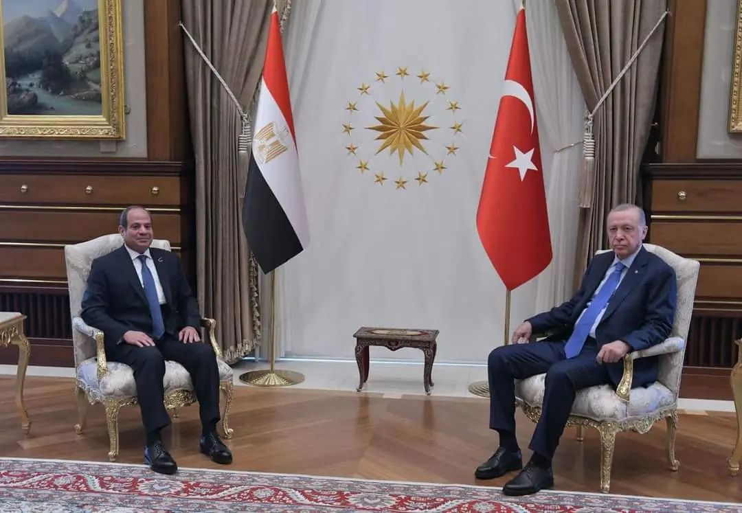 الرئيسان السيسي وأردوغان يوقعان بيان مجلس التعاون المصري التركي - أموال الغد