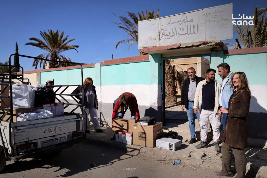 مبادرة لتزويد مدارس تدمر في ريف حمص بتجهيزات داعمة للعملية التربوية