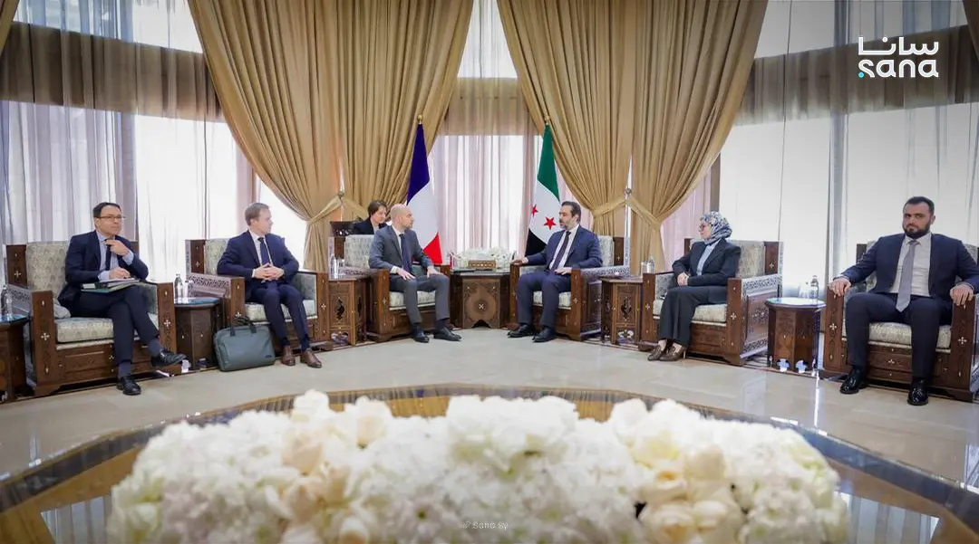 الشيباني يبحث مع نظيره الفرنسي تعزيز العلاقات الثنائية والتطورات الإقليمية