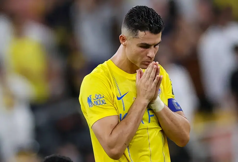 الرياضية السعودية: استبعاد رونالدو من مباراة الكلاسيكو بين النصر والاتحاد