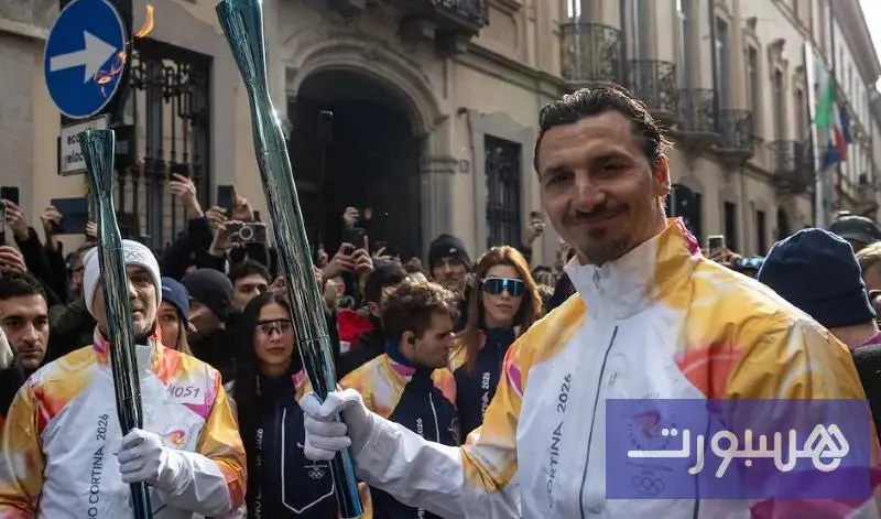 زلاتان يرفع الشعلة الأولمبية بميلانو - هسبورت