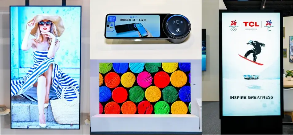 تكنولوجيا TCL CSOT تعيد تعريف الشاشات التجارية في ISE 2026