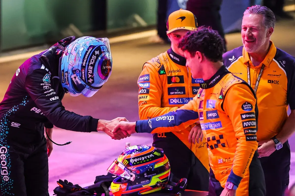 Lando Norris responds to bookmakers as George Russell becomes 2026 favourite