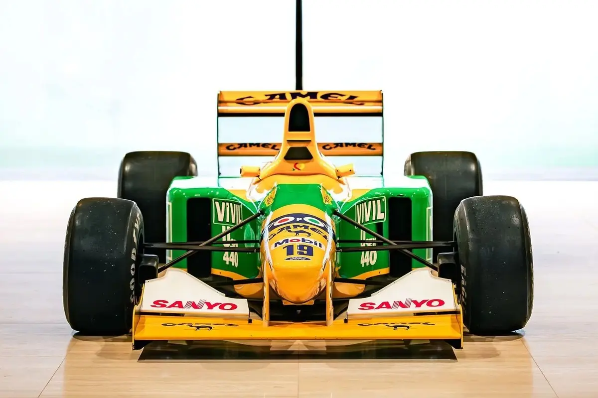 Michael Schumacher's first race-winning F1 car sells at auction for seven-figure sum
