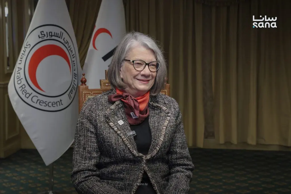 رئيسة الاتحاد الدولي لجمعيات الصليب والهلال الأحمر: الدعم المنسق ضرورة لتعافي سوريا