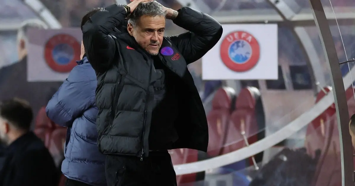 إنريكي: تمنيت العودة لزوجتي وأبنائي بعد هدفي موناكو