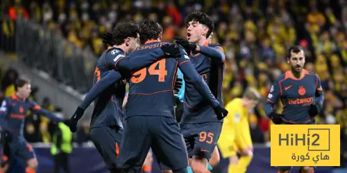 إحصائيات مباراة إنتر ميلان وبودو غليمت بعد مرور ساعة