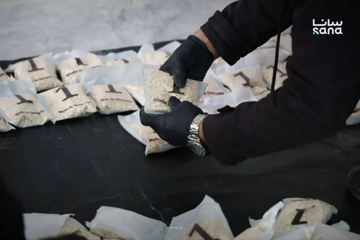 دمشق تعلن إحباط تهريب مخدرات بالتعاون مع بغداد