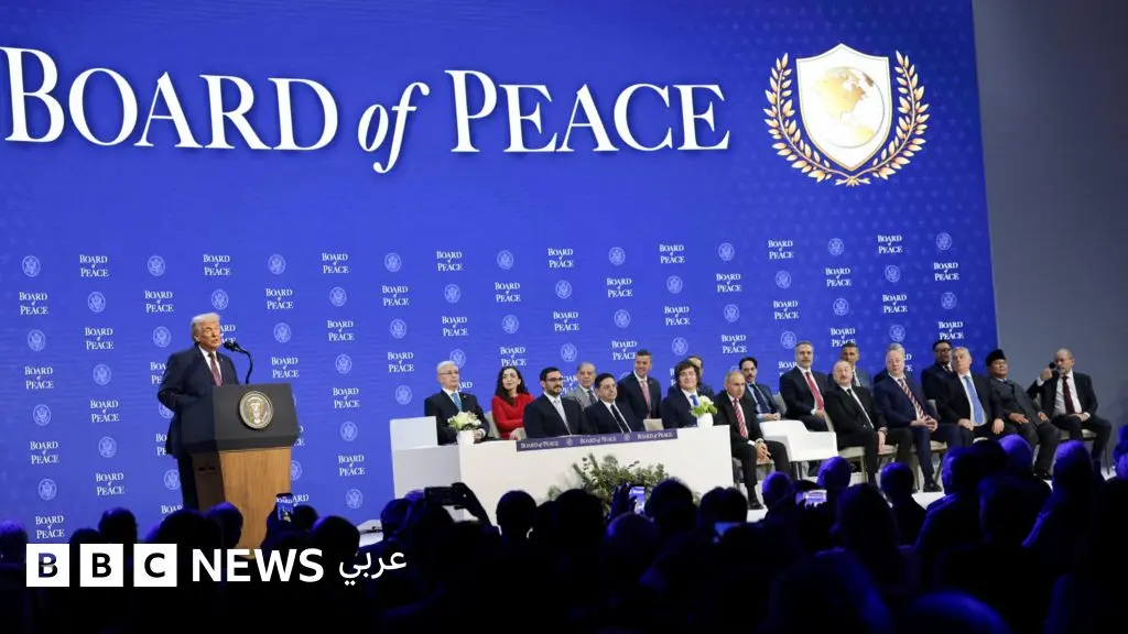 مجلس السلام: وسط جدل بشأن طبيعة دوره، اجتماع أول للمجلس في واشنطن الخميس، وتوقعات بتقديم تعهدات مالية لغزة - BBC News عربي