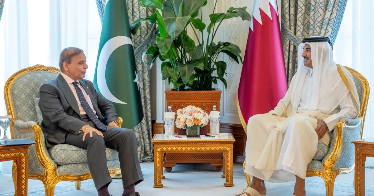 أمير قطر ورئيس وزراء باكستان يبحثان تطورات المنطقة