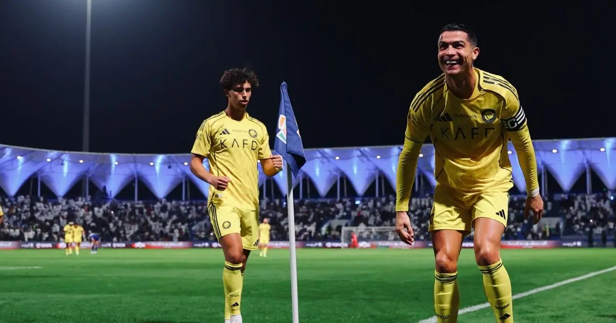 كريستيانو رونالدو وجواو فيليكس أقوى ثنائي هجومي في الدوري السعودي