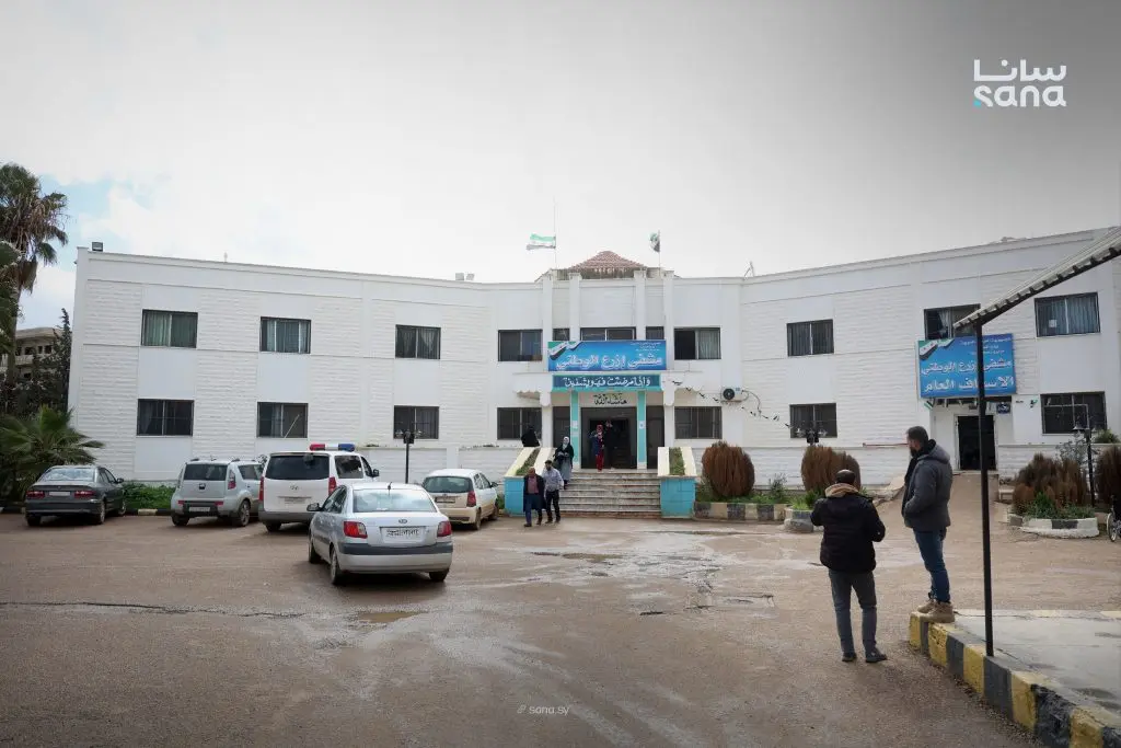 افتتاح قسم الأمراض الداخلية في مشفى إزرع الوطني بريف درعا بعد تأهيله