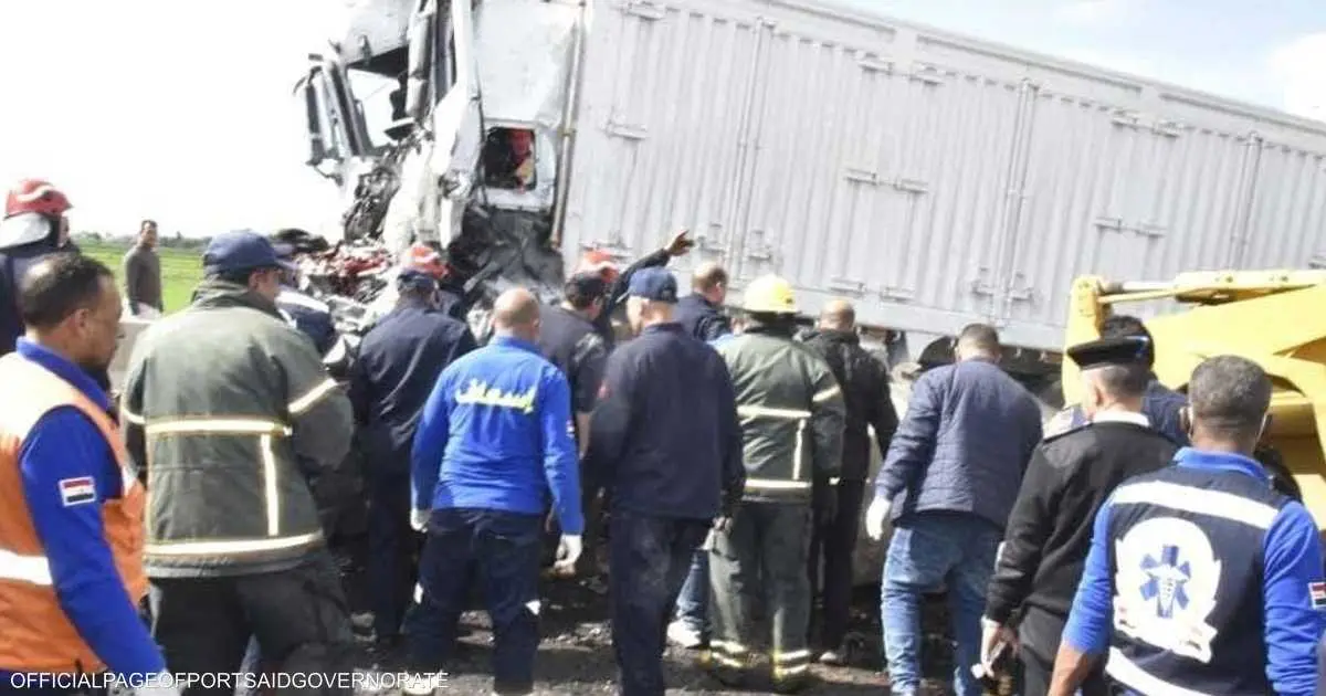 مصر.. مصرع 18 شخصا في حادث مروع جنوب بورسعيد