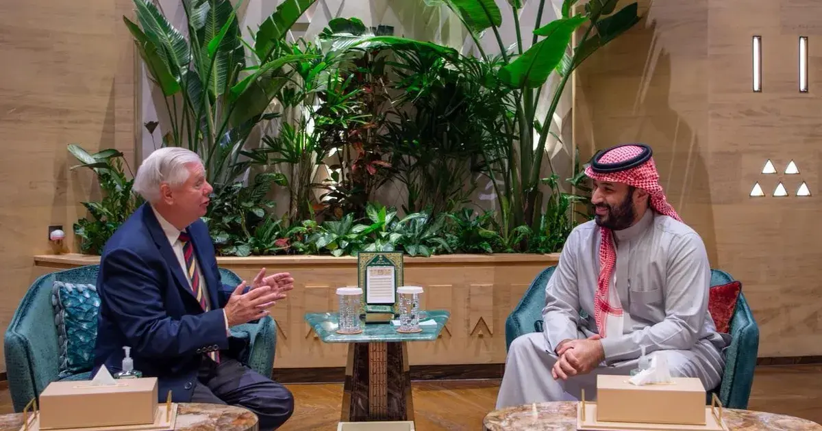 الأمير محمد بن سلمان يبحث مع ليندسي جراهام تطورات الأوضاع الإقليمية