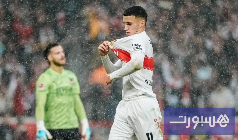 بلال الخنوس يسجل ثنائية ويقود شتوتغارت لاكتساح سلتيك في الدوري الأوروبي - هسبورت