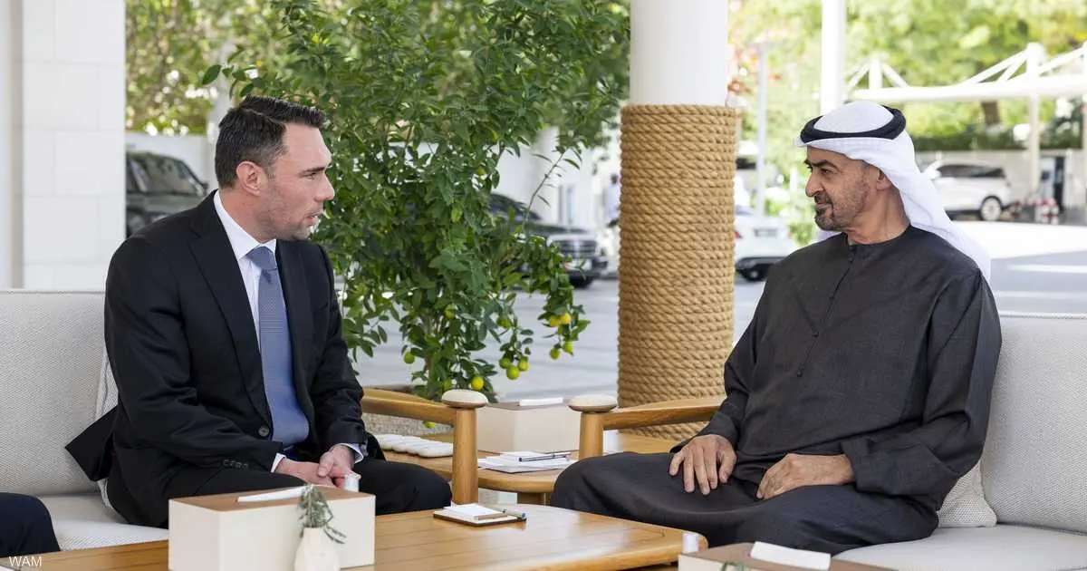 محمد بن زايد يستقبل كبير مستشاري الأمن القومي المجري