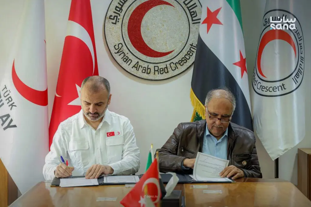 اتفاقيات جديدة بين الهلال الأحمر السوري ونظيره التركي لتعزيز الاستجابة الإنسانية