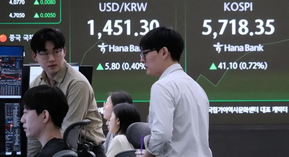 مستوى قياسي جديد لمؤشر الأسهم الكورية الجنوبية