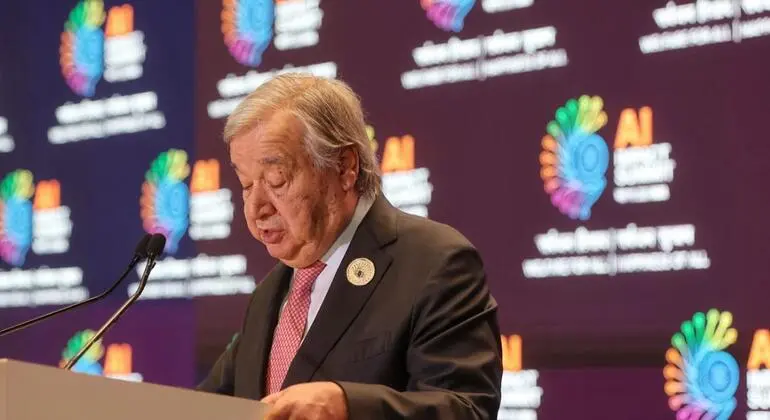 غوتيريش: يجب أن يكون الذكاء الاصطناعي نافعا ومتاحا وآمنا للجميع