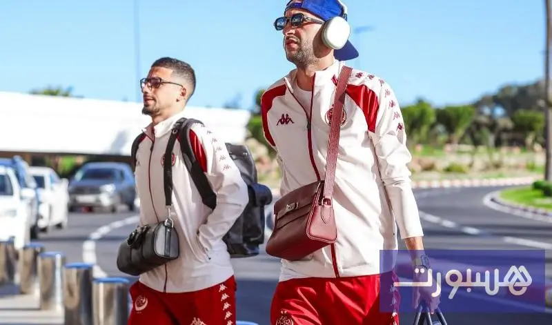 الوداد يحط الرحال بأكادير بعد رحلة جوية - هسبورت