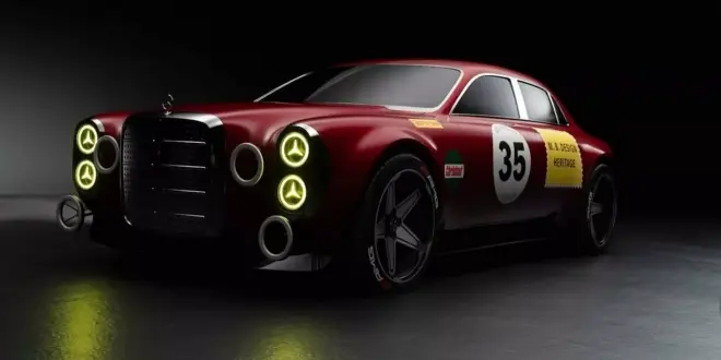 مصمم ألماني يكشف عن مرسيدس 300 SEL 6.8 AMG غير المعلن عنها - سعودي شفت