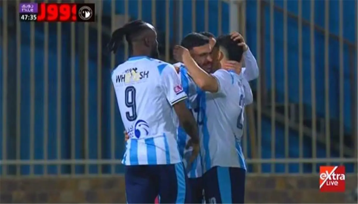 حامد حمدان يسجل هدف بيراميدز الأول أمام سيراميكا كليوباترا