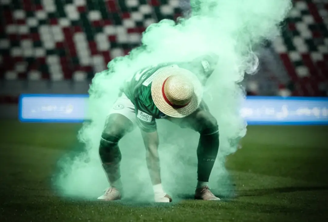 احتفال مثير من خالد الغنام في مباراة الفتح والاتفاق (فيديو)