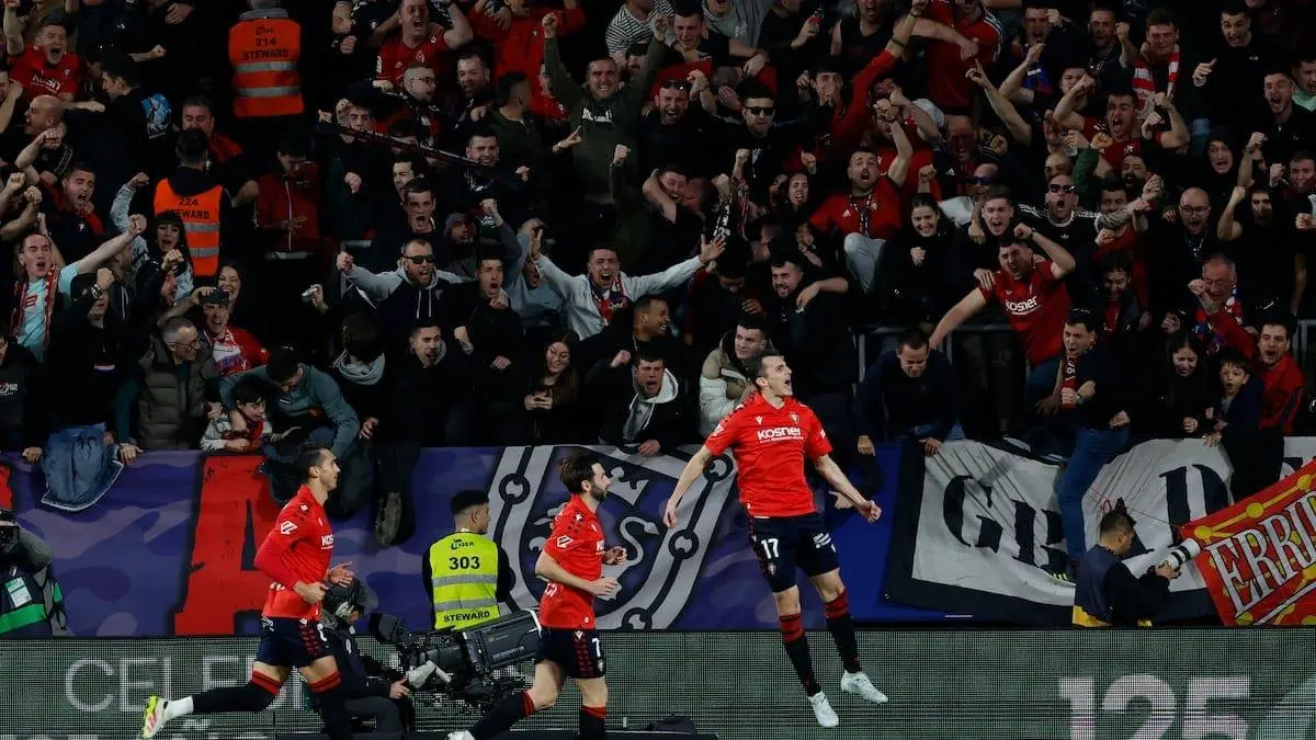 بوديمير يسجل هدف أوساسونا الأول أمام ريال مدريد