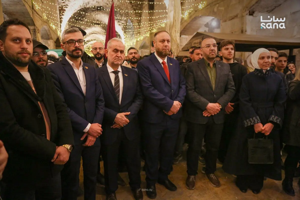 افتتاح سوق جارة القلعة بالتعاون بين محافظة حلب ووحدة دعم الاستقرار