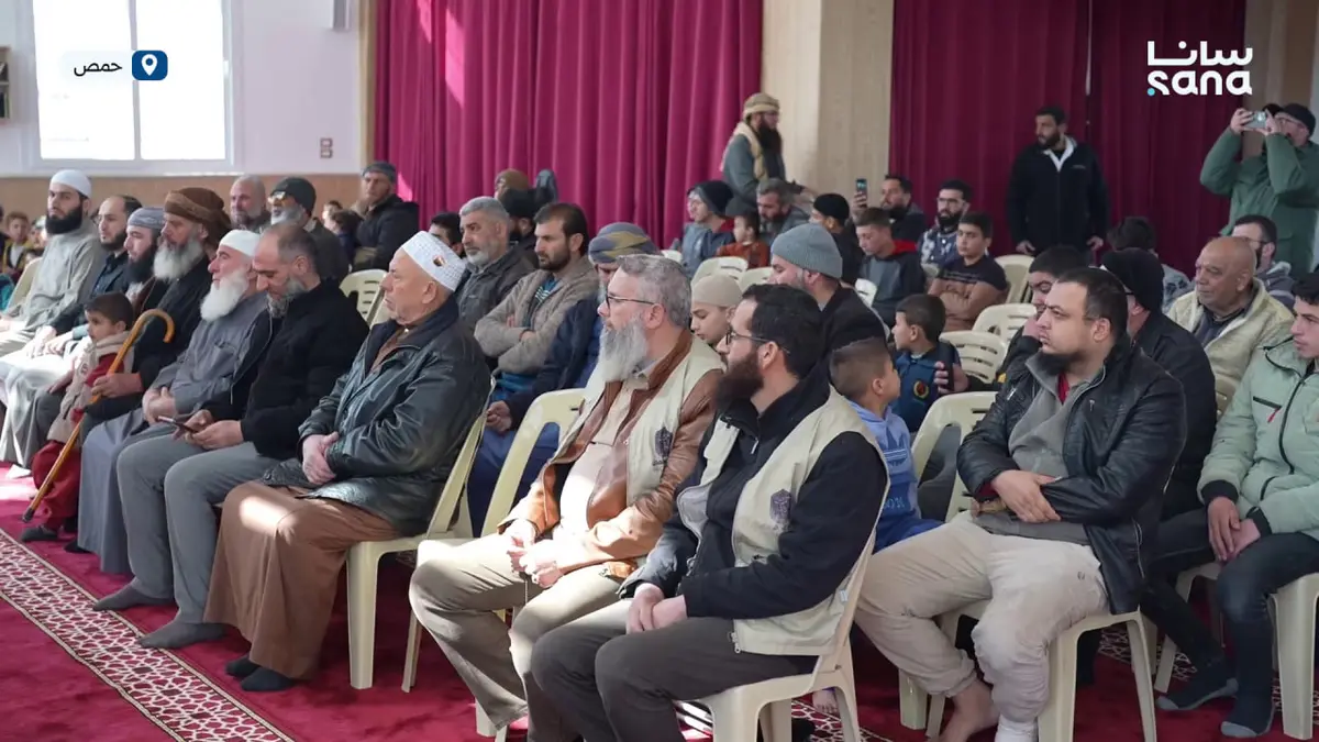 تكريم 200 طالب وطالبة في حلقات تحفيظ القرآن بمدينة القصير في ريف حمص