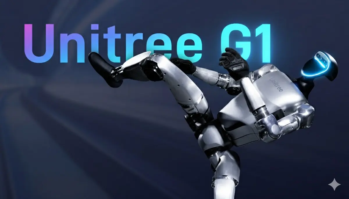 روبوت Unitree G1: وكيل AI بشري بتكنولوجيا متطورة ومناورة فائقة