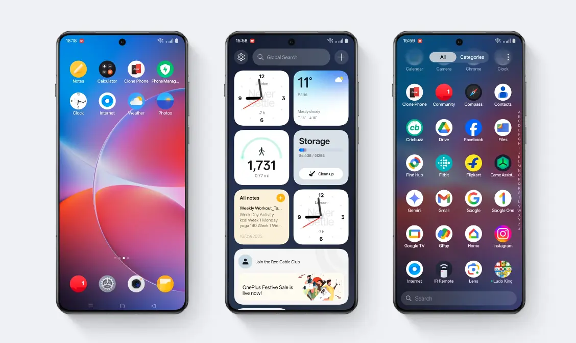 تسريبات ColorOS 17 و OxygenOS 17 تكشف عن ترقيات جديدة مع Android 17