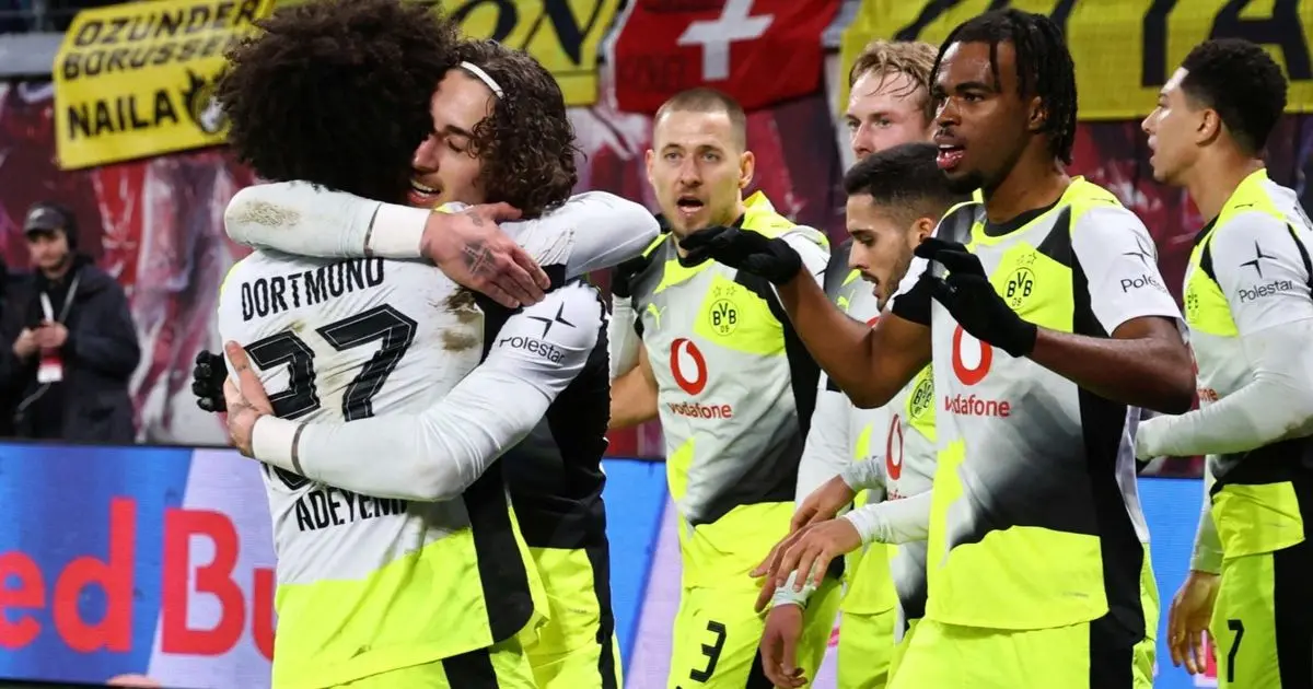 بوروسيا دورتموند يخطف نقطة من لايبزيغ في الوقت الضائع