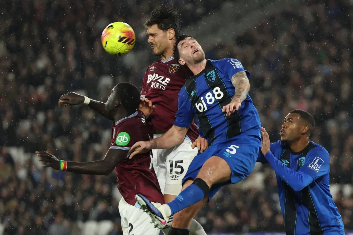 الدوري الإنجليزي: تعادل سلبي بين وست هام وبورنموث