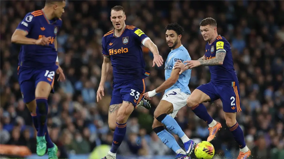 ماذا قدم عمر مرموش في مباراة مانشستر سيتي ونيوكاسل بـ الدوري الإنجليزي؟