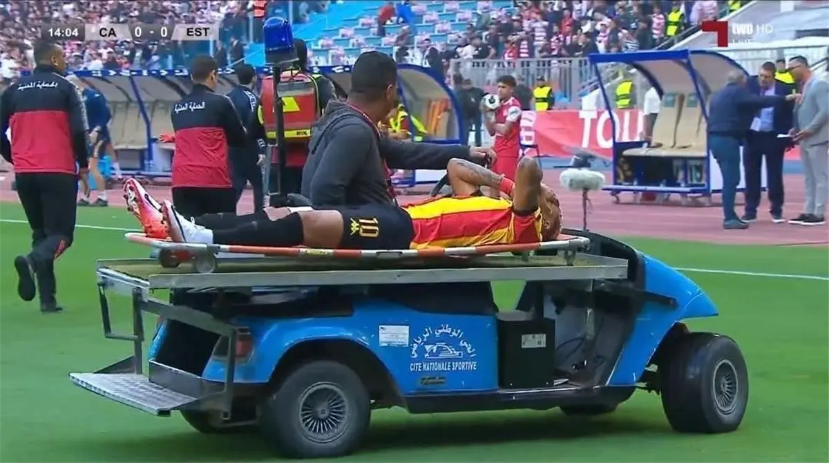 إصابة لاعب الترجي قبل مواجهة الأهلي في دوري أبطال إفريقيا