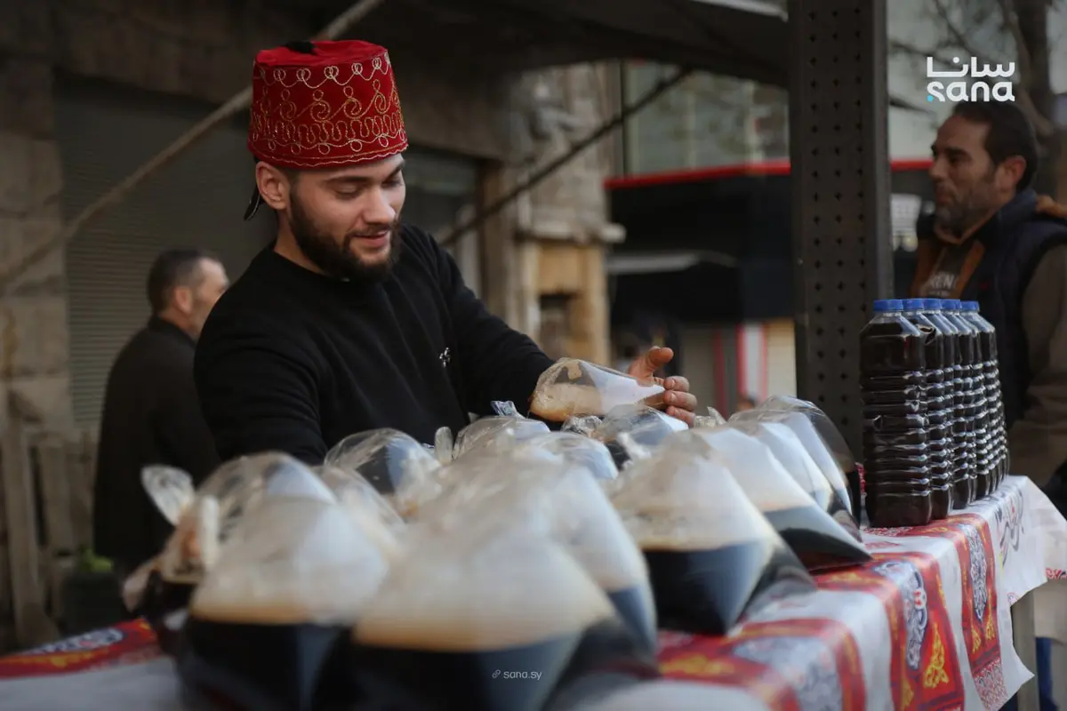 أسواق مدينة حلب قبل موعد الإفطار