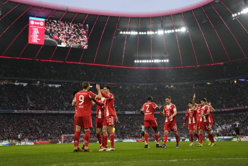 بايرن ميونخ يتجاوز آنتراخت فرانكفورت بصعوبة في الدوري الألماني