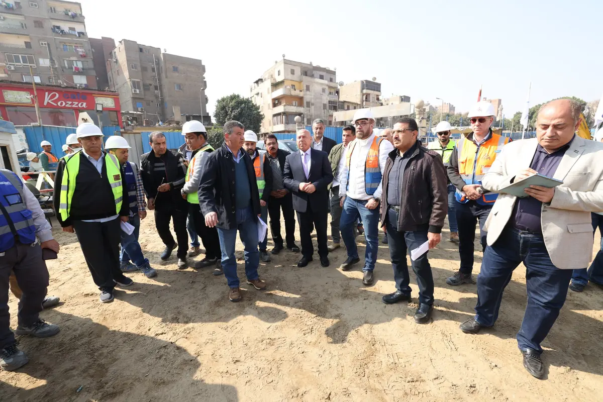 وزير النقل يتفقد الخط الرابع للمترو بعد واقعة هبوط أرضي بمحطة الملك الصالح - أموال الغد