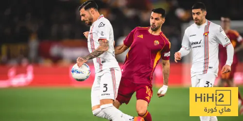 الشوط الأول – إحصائيات مباراة روما وكريمونيسي