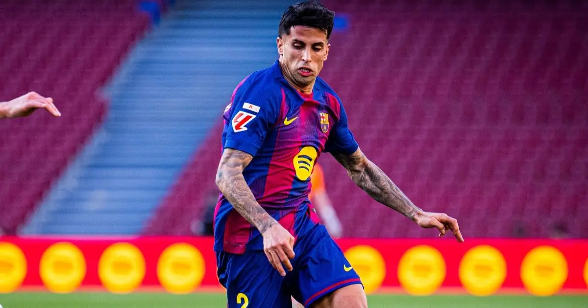 كانسيلو: كانت أفضل مباراة لي منذ عودتي لبرشلونة