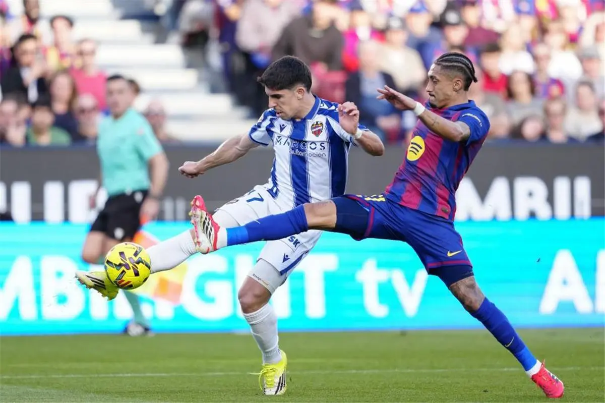 مباريات برشلونة المتبقية في الدوري الإسباني بعد الفوز على ليفانتي