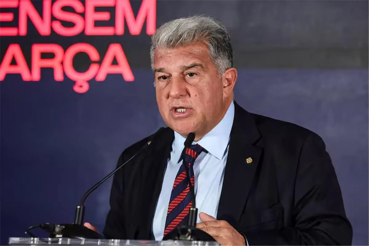 لابورتا يستفز جماهير ريال مدريد قبل مباراة برشلونة وليفانتي