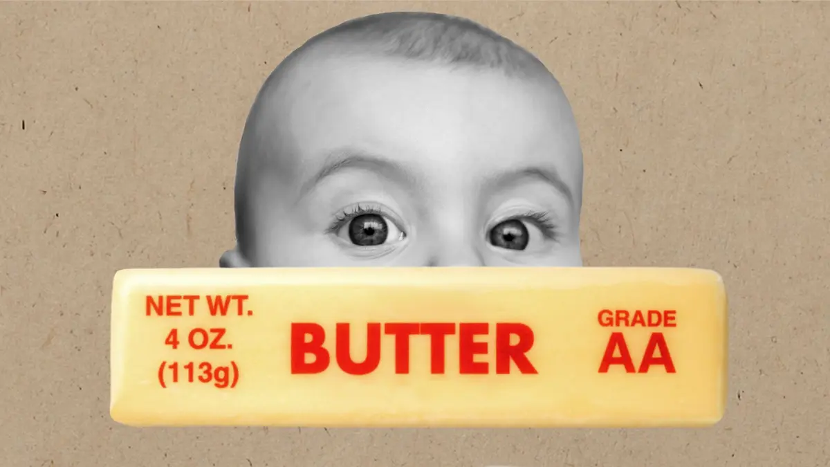 صيحة إطعام الزبدة للأطفال الرضع على "تيك توك"..ما رأي الخبراء فيها؟